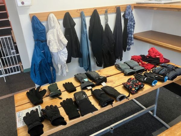 Lost property at Nordic shelter